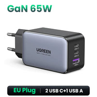 3 Ports Gan 65W Eu