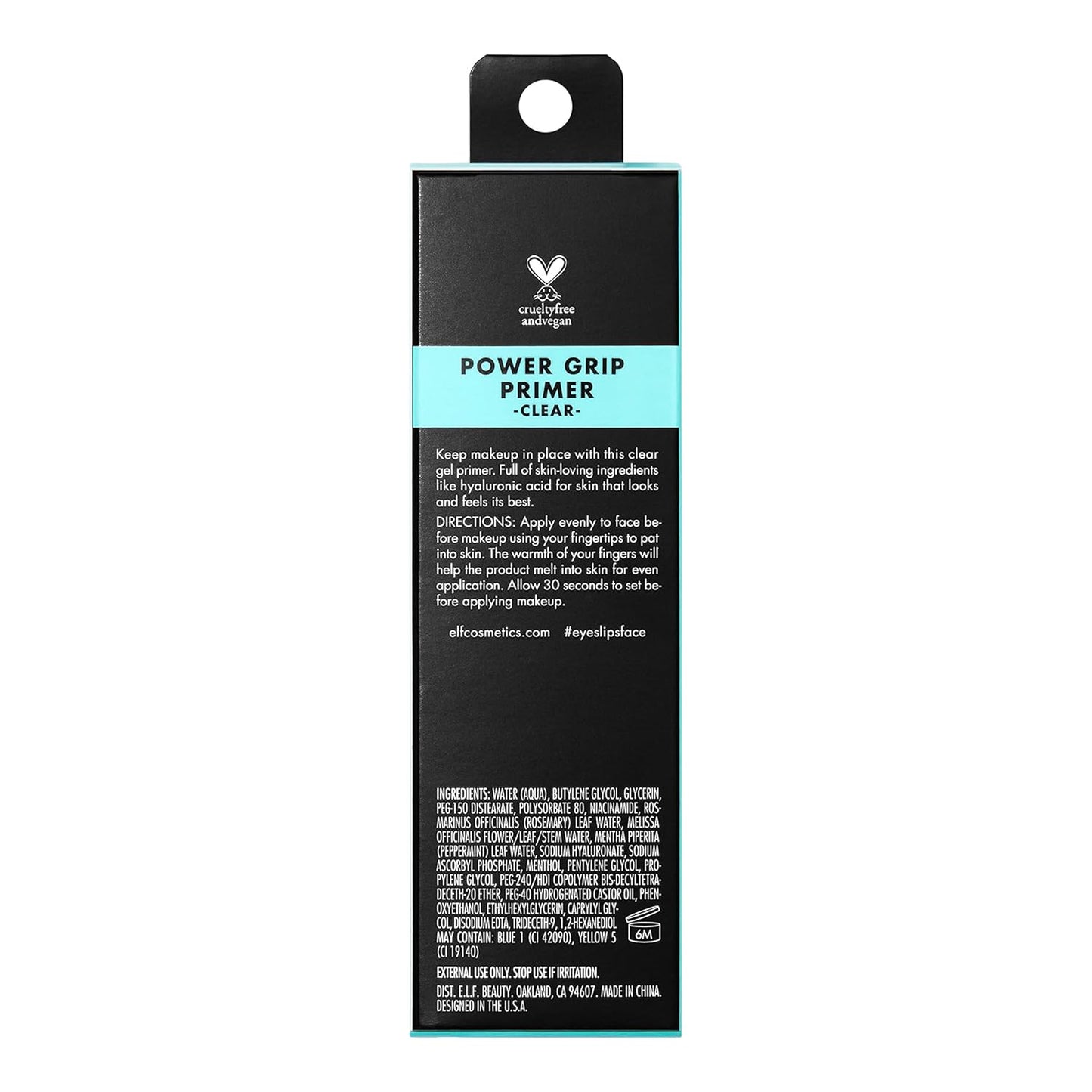 E.L.F. Power Grip Primer + 4% Niacinamide, Gel-Based & Hydrating Face Primer, Evens Skin & Brightens, Grips Makeup, Vegan & Cruelty-Free, 0.811 Fl Oz