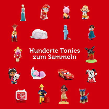 Tonies Toniebox Starter Set - Pink Kids' Wireless Audio Player with Creative Figure & 7-Hour Battery - Ideal for Audiobooks & Songs!