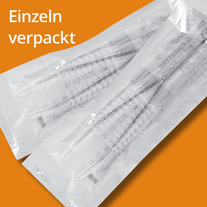 Einmalpinzetten - 50 Stück Sterile Kunststoffpinzetten für private Nutzer, Arztpraxen und Krankenhäuser – Ideal für eine angenehme Anwendung!