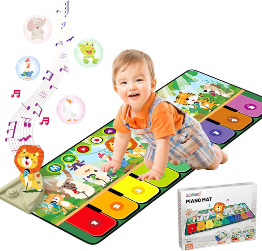 Enchanting Musical Play Mat for Babies 1 Year+ - 19 Songs & 10 Animal Sounds | Ideal Gift for Toddlers Aged 1-3 for Birthdays & Christmas!