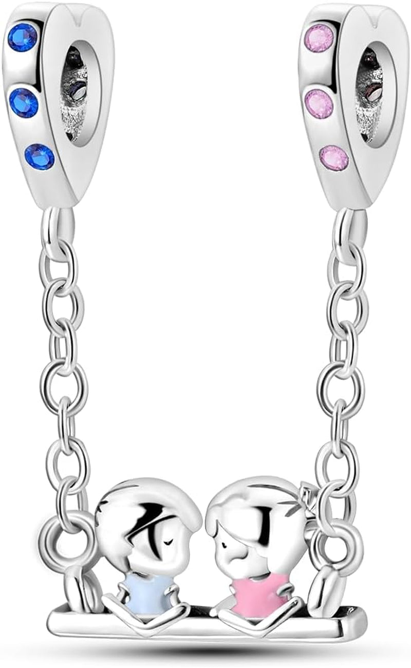 MULA 925 Sterling Silber Charms für Armbänder und Halsketten – Perfekte Ergänzung für Ihre Schmuckkollektion!