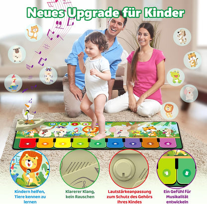 Enchanting Musical Play Mat for Babies 1 Year+ - 19 Songs & 10 Animal Sounds | Ideal Gift for Toddlers Aged 1-3 for Birthdays & Christmas!