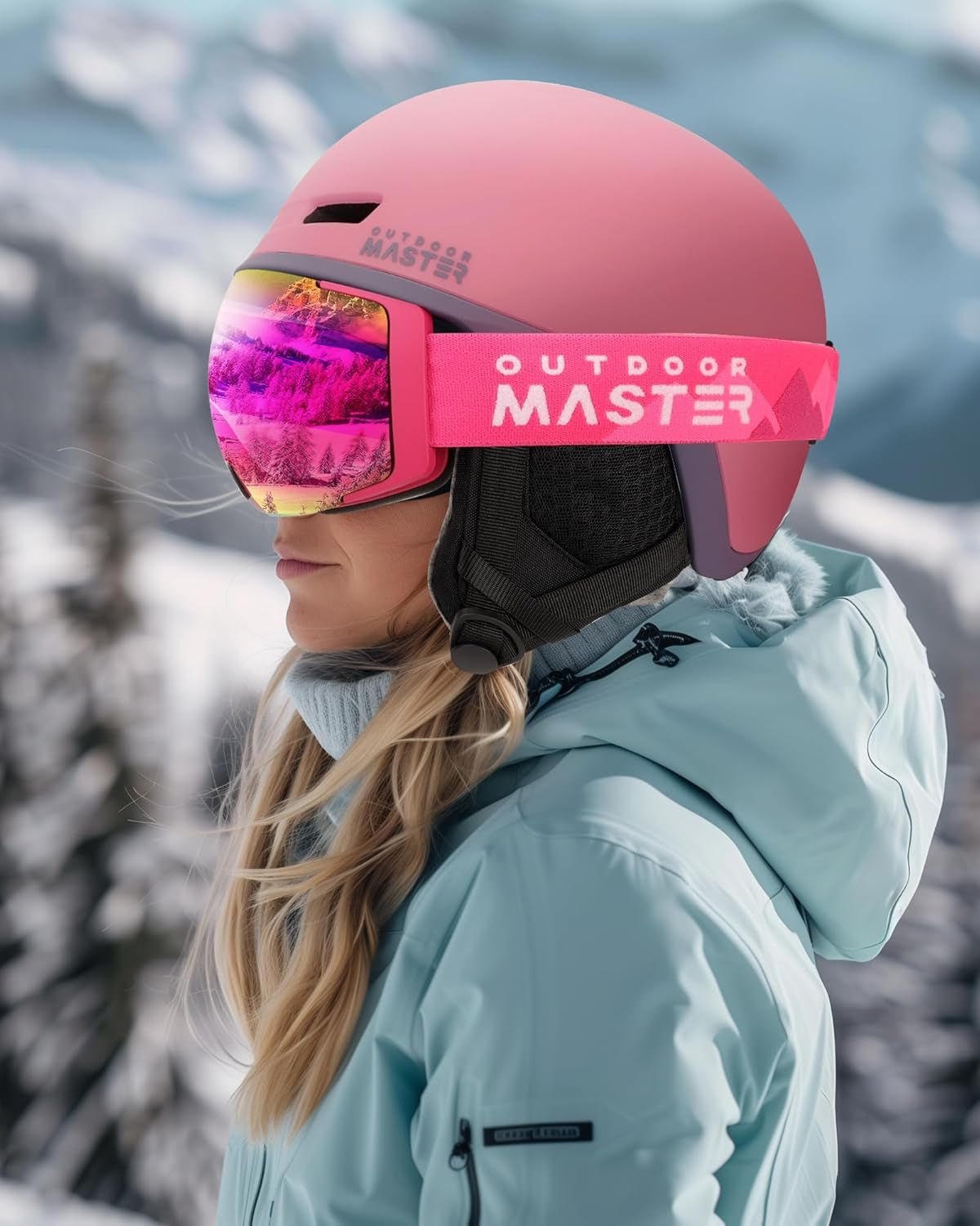 Outdoormaster MIPS Skihelm & Skibrille PRO Set – Verstellbarer Snowboardhelm & Schneebrille für Männer, Frauen & Junioren – Optimaler Schutz für den Schneesport!