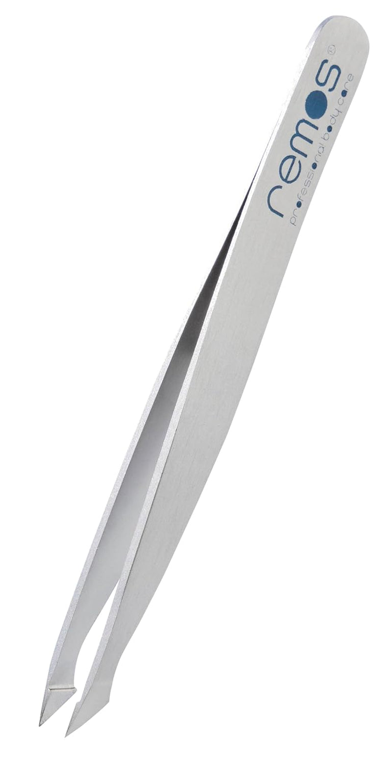 REMOS Kombipinzette Edelstahl [Inox]Rostfrei 9.5 Cm - 2In1 Für Splitter - Haare