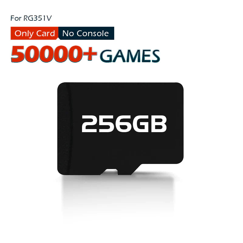 RG351V Game Card Used for RG351V Retro Game Console Built-In 50000/41000/33000 Retro Classic Games for PSP/PS1/NDS/N64/DC