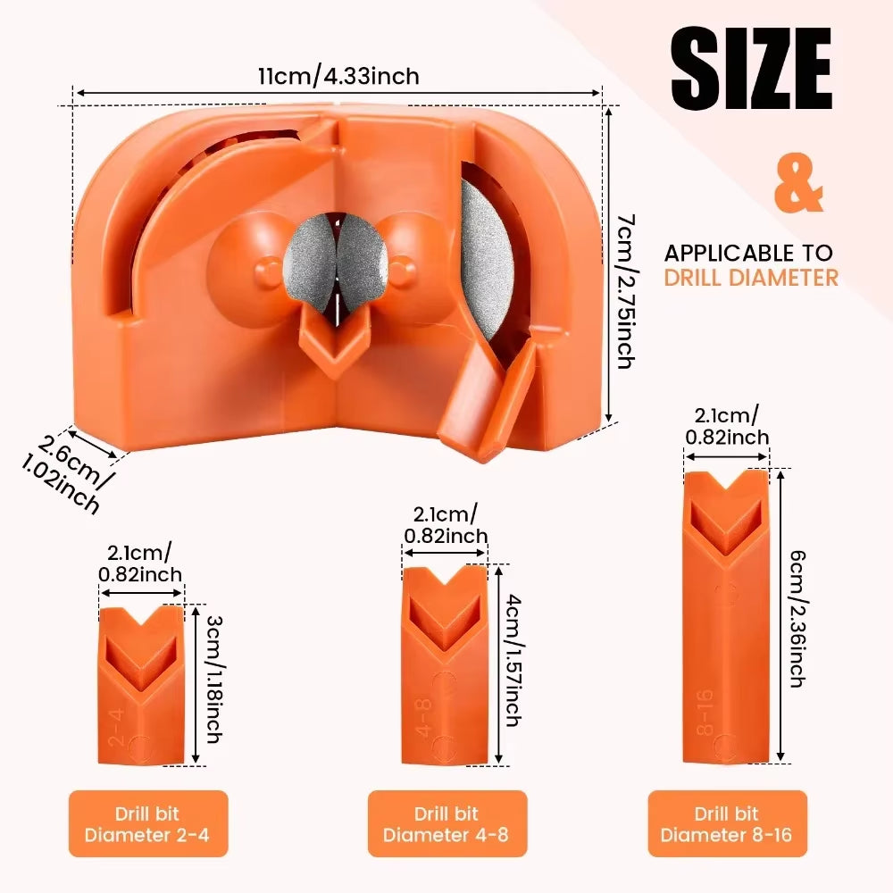Multipurpose Drill Bit Grinding Sharpener ,Electric Impact Drill Knife Sharpener ,Disposable Double-Sided Polishing