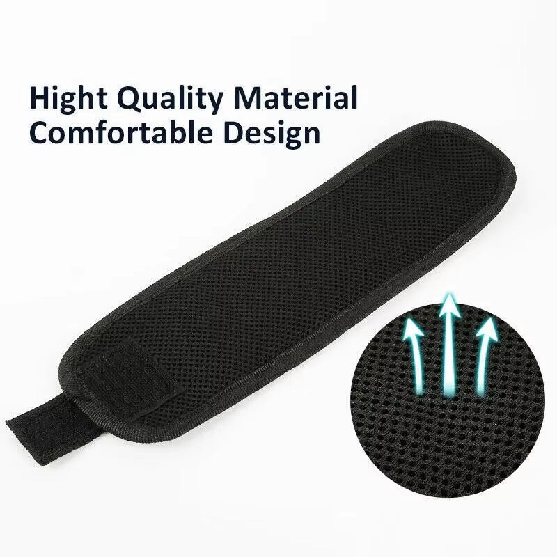 Magnetic Wristband Tool Holder for Screws, Nails, and Drilling Bits with Strong Magnets - Five Rows of Ten Magnets