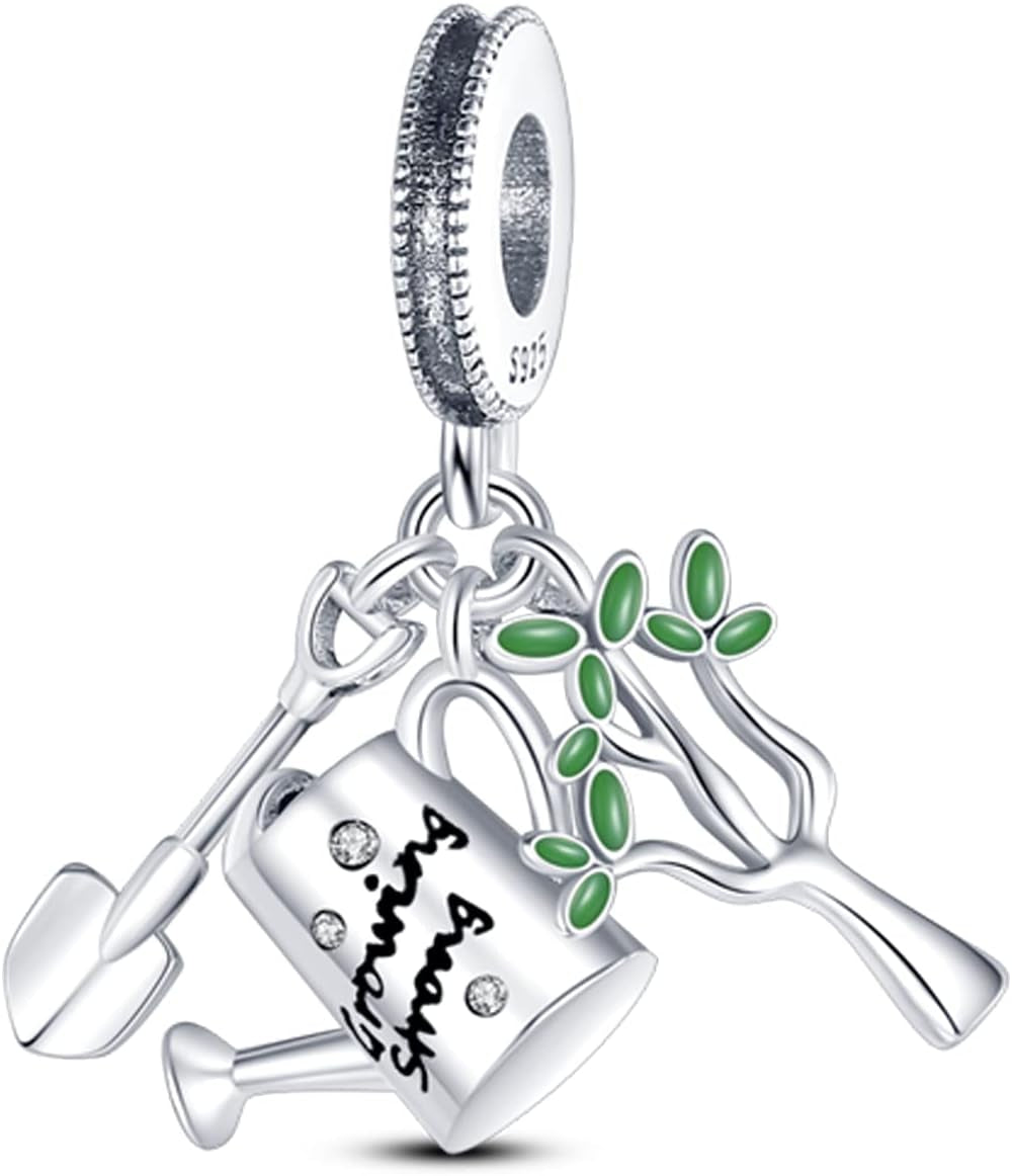 MULA 925 Sterling Silber Charms Anhänger - Perfekt für Europäische Armbänder & Halsketten für Frauen