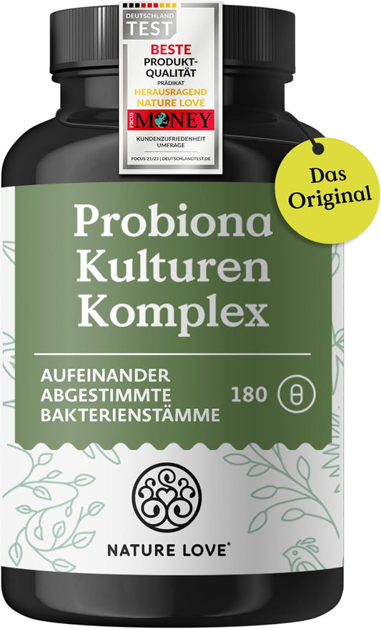 Probiona Komplex - Die Wichtigsten Bakterienstämme Für Deine Darmflora - 300 Mrd. Kbe/G - Magensaftresistent & Vegan - Mit Lactobacillus & Bifidobakterien, Hochdosierte 20 Mrd Kbe/Tagesdosis, 3 Monate