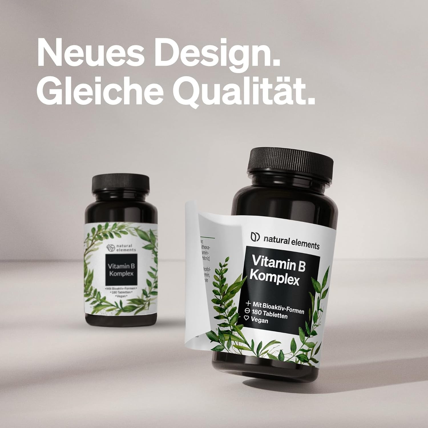 Vitamin B Komplex - 180 Tabletten - Premium: Mit Bio-Aktivformen, Quatrefolic® & Kofaktoren - Vegan, Hochdosiert, Ohne Unnötige Zusätze – in Deutschland Produziert & Laborgeprüft