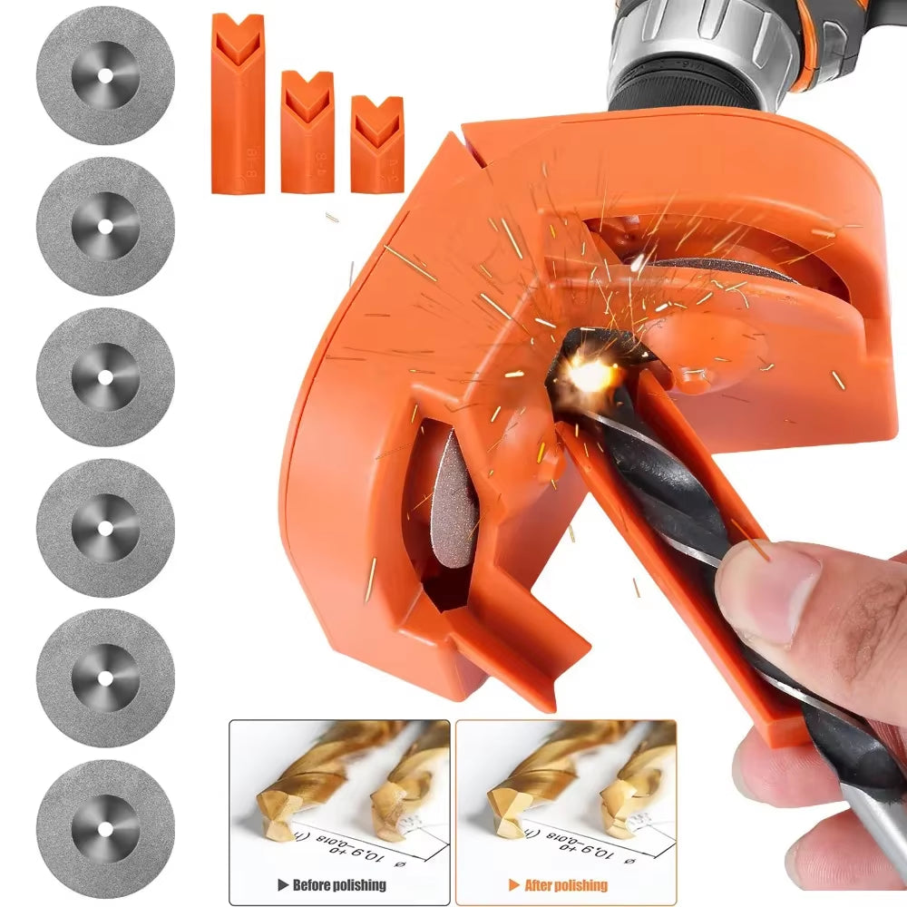 Multipurpose Drill Bit Grinding Sharpener ,Electric Impact Drill Knife Sharpener ,Disposable Double-Sided Polishing