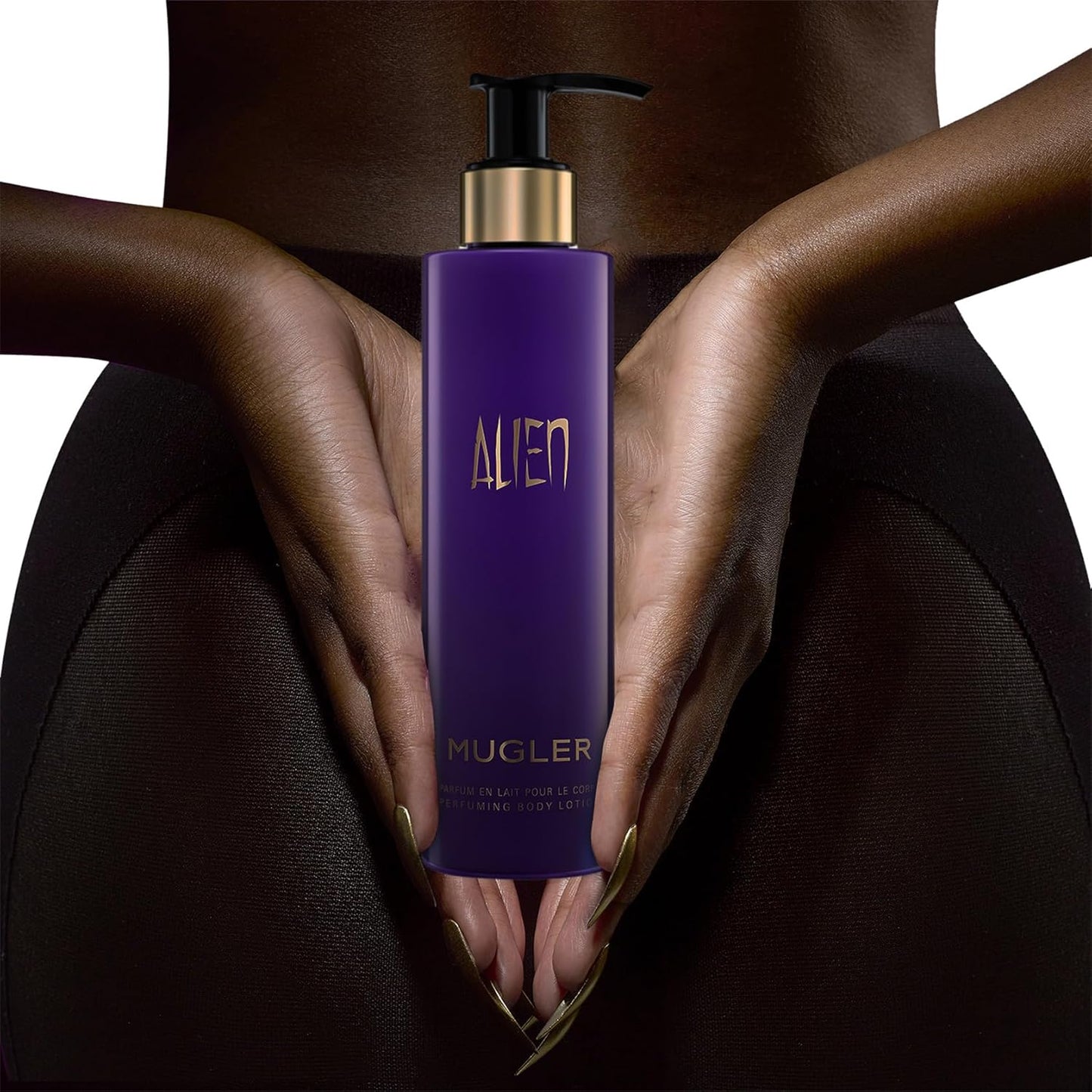 MUGLER Alien Parfümierende Bodylotion, Damen-Parfum, Amberartig, Holzig Und Blumig, Außergewöhnlicher Duft, 200 Ml