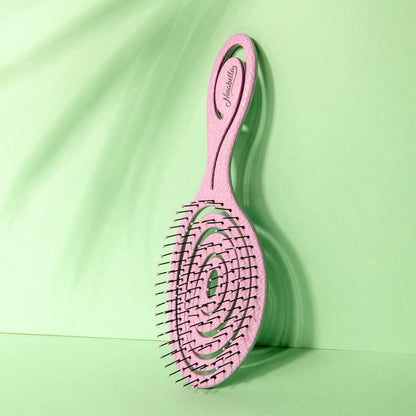 Ninabella Entwirrbürste: Sanfte, nachhaltige Haarbürste in Lilac - Ideal für Locken & nasses Haar für die ganze Familie!