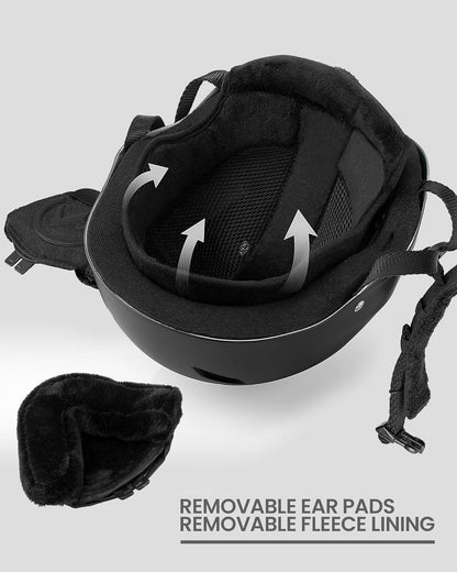 Outdoormaster Kelvin Unisex Ski Helmet - Ultimate Snow Sports Protection with Ventilation System for Men, Women & Youth