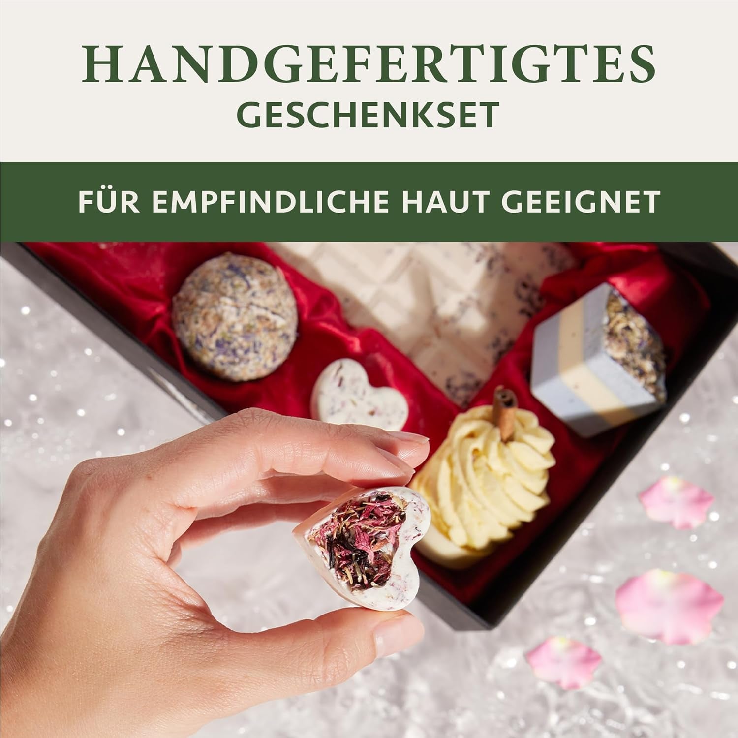 7 Luxuriöse BIO Badebomben Vegan Für 14 Bäder - Weihnachtsgeschenke Für Frauen - Wellness Geschenke Für Frauen - Badezusatz Zur Entspannung - Geburtstagsgeschenk Für Frauen Frauen Geschenk