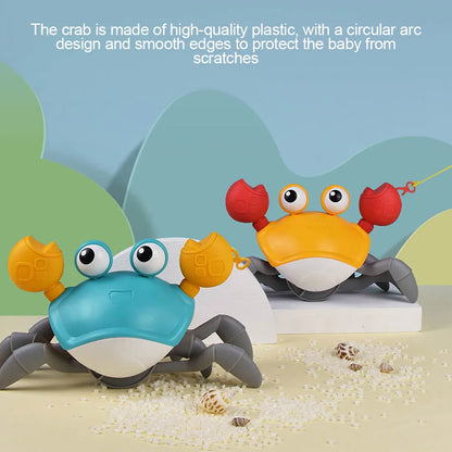 Interactive Portable Baby Bath Tub Crab Toy - Fun Clockwork Water Play for Learning and Walking Skills!