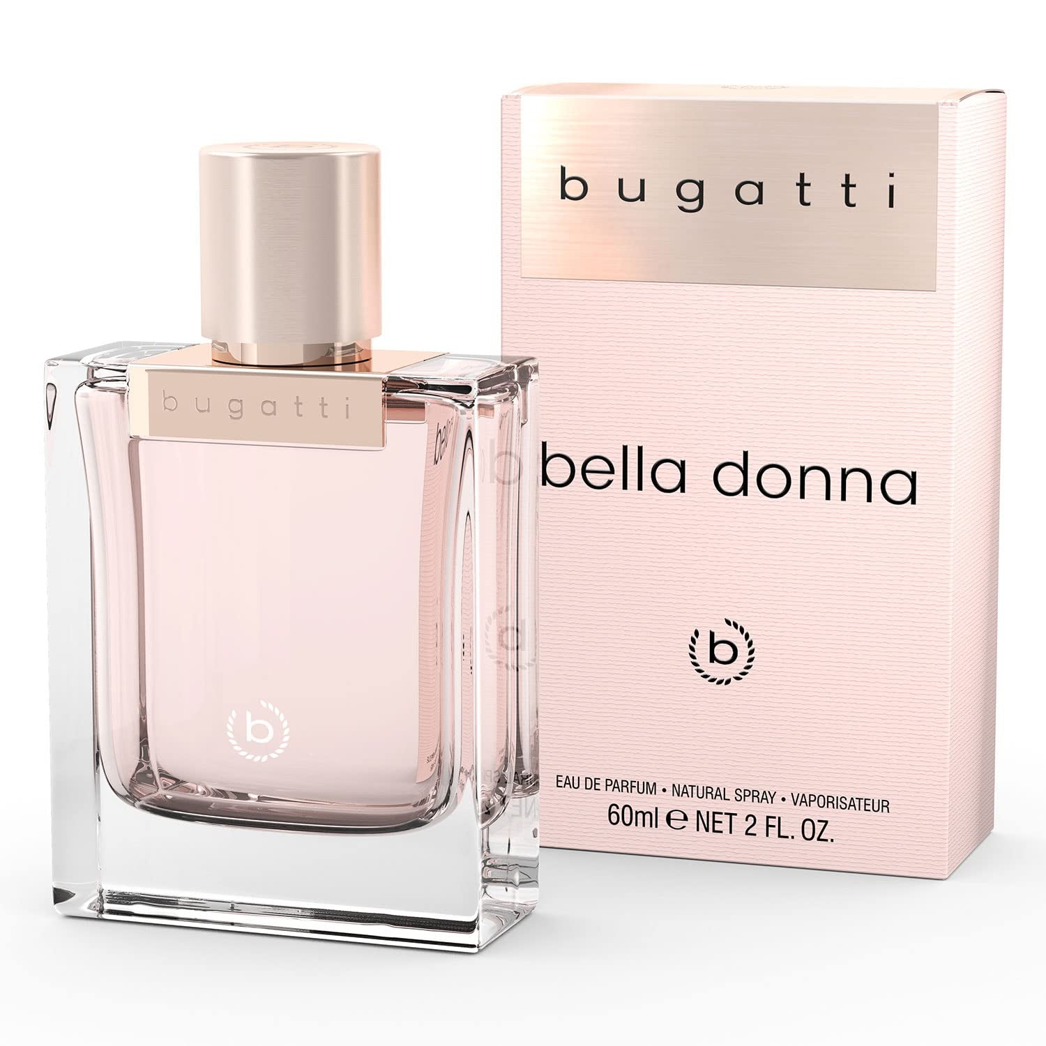 Bugatti Parfüm Damen Bella Donna GOLD Edp 60Ml I Floral-Fruchtiges Damen Parfüm Für Jedes Alter & Jeden Anlass I Feminine Kombination Aus Bergamotte, Jasminblüten, Vanille & Moschus I Elegant & Warm