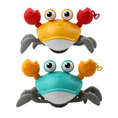 Interactive Portable Baby Bath Tub Crab Toy - Fun Clockwork Water Play for Learning and Walking Skills!