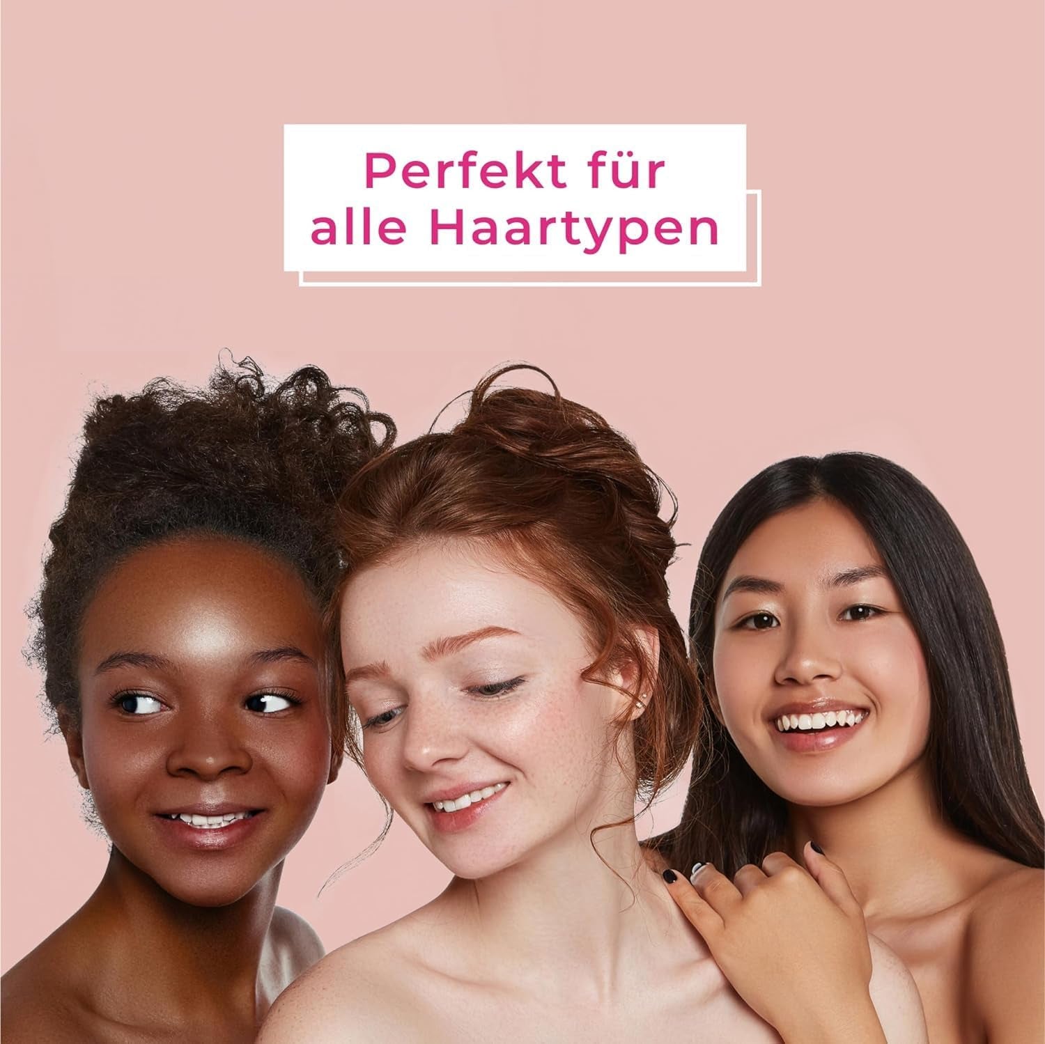 Ninabella Entwirrbürste - Sanfte Profi-Haarbürste für Locken & lange Haare in Pink – Ideal für die ganze Familie!