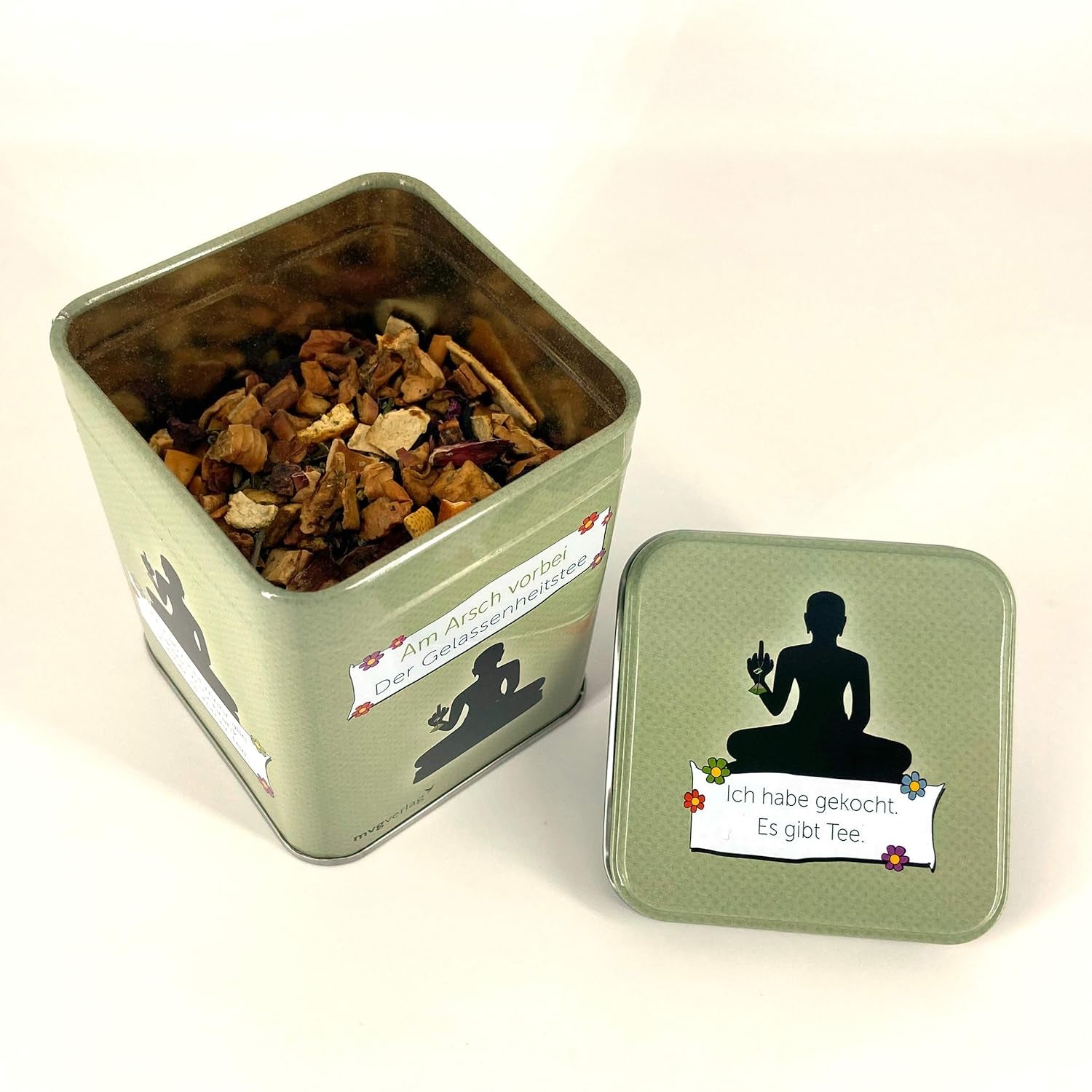 Am Arsch Vorbei - Der Gelassenheitstee: 100G Kräutertee Wellness in Der Dose. Das Perfekte Geschenk Für Geburtstag, Weihnachten Oder Zwischendurch. Der Tee Zum Spiegel-Bestseller